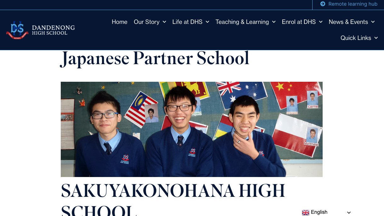 dandenong high school japanese school melbourne