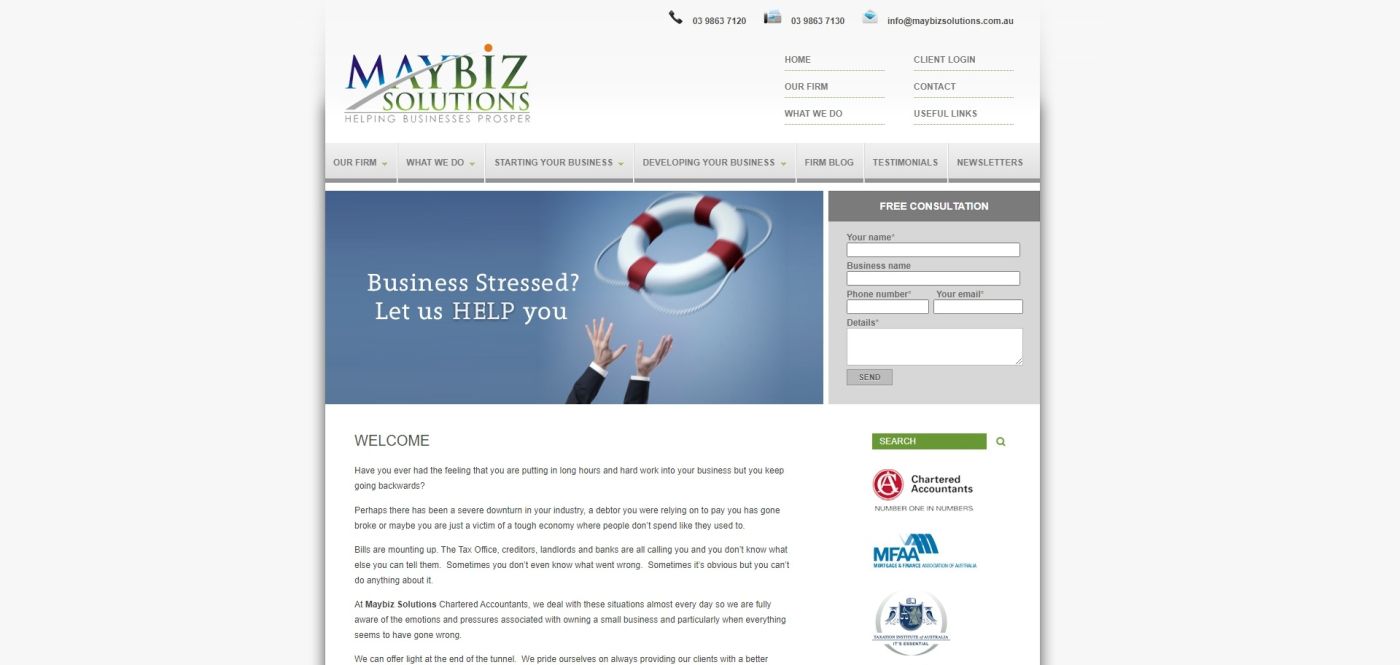 maybiz solutions south melbourne accountants