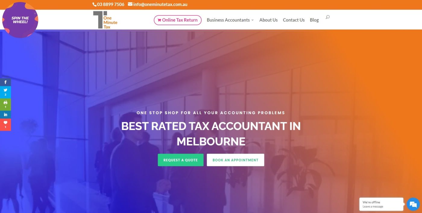 one minute tax south melbourne accountants