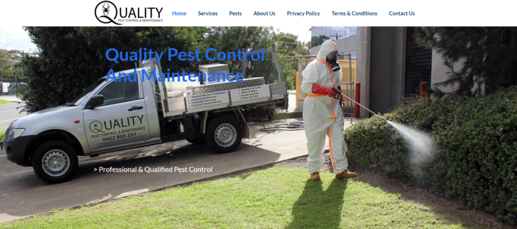 quality pest control and maintenance