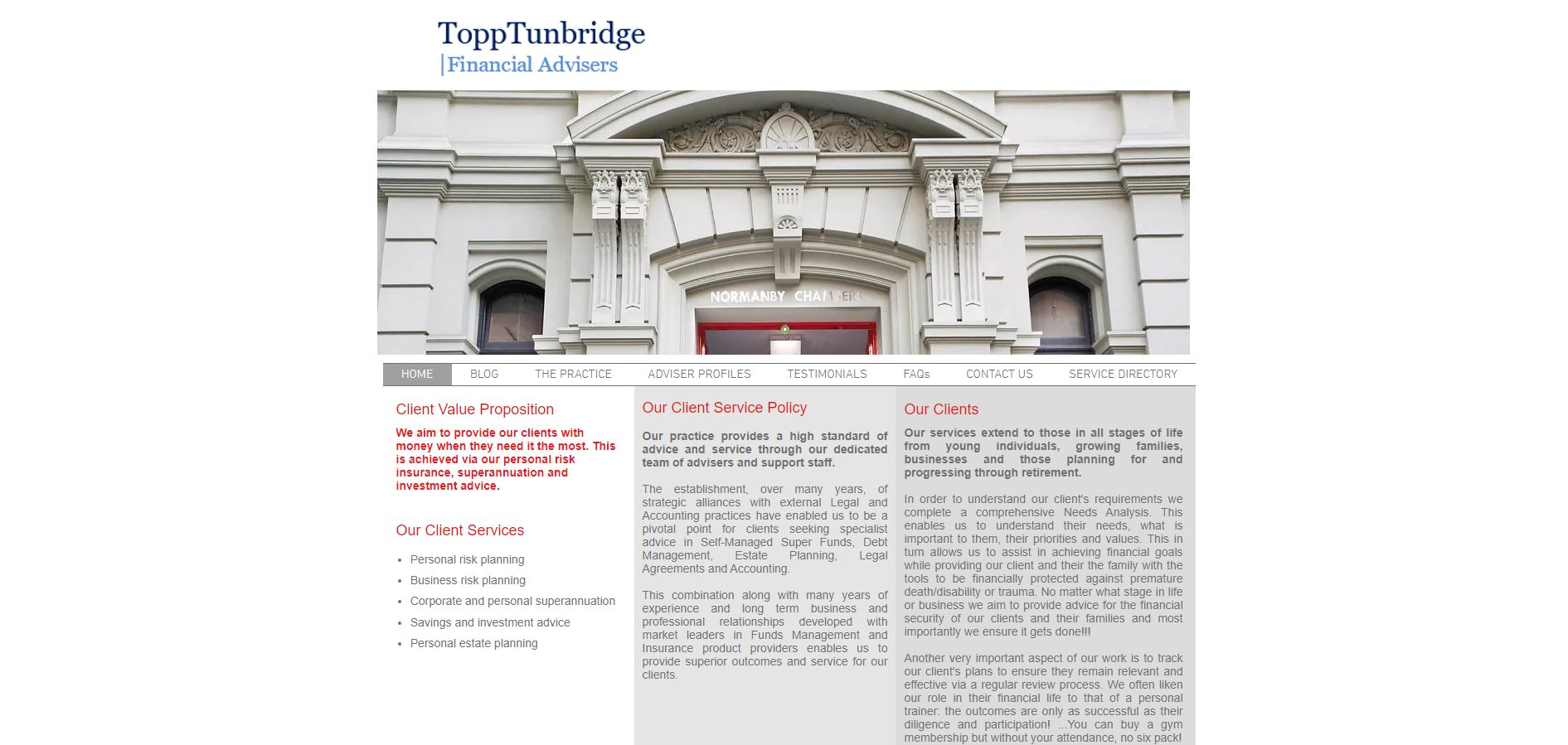 topptunbridge financial planners & advisors melbourne