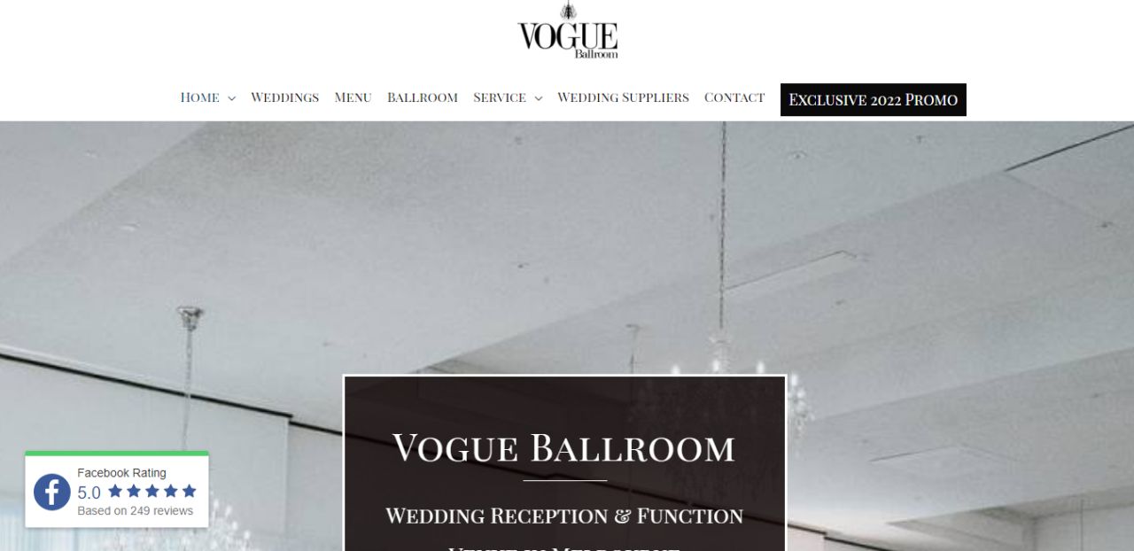vogue ballroom wedding venue melbourne
